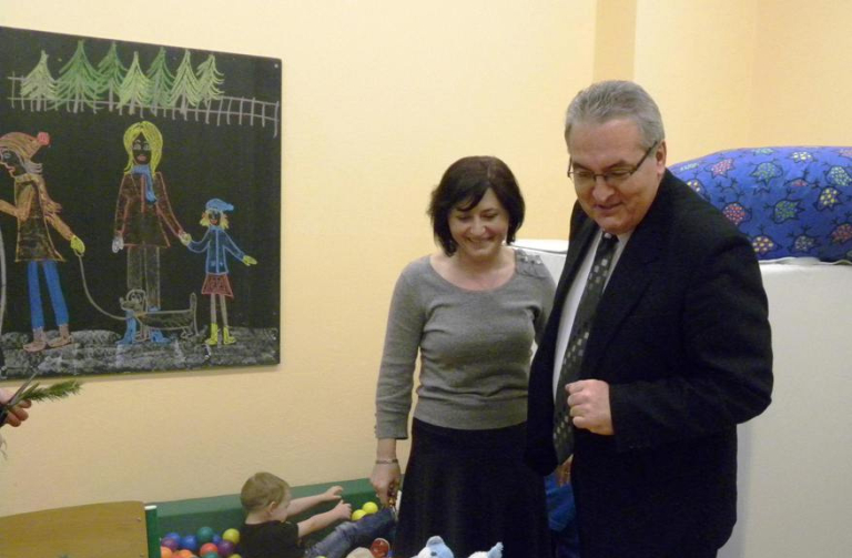 Radní Petr Tulpa a ředitelka APPOS Ivana Vodrážková